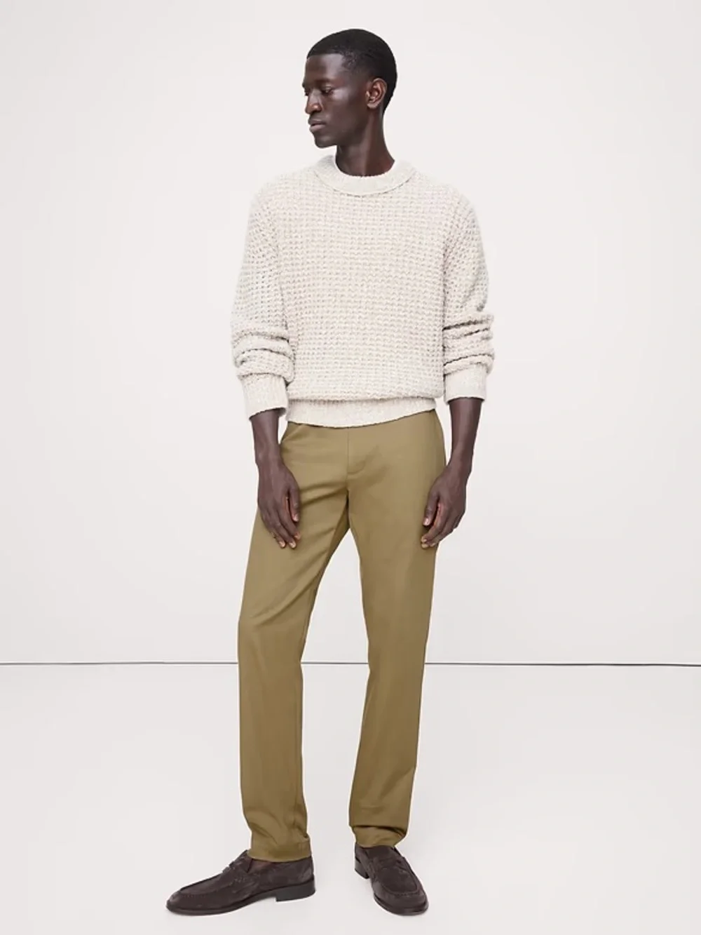 Banana Republic Fulton Skinny Chino Pants - Tan